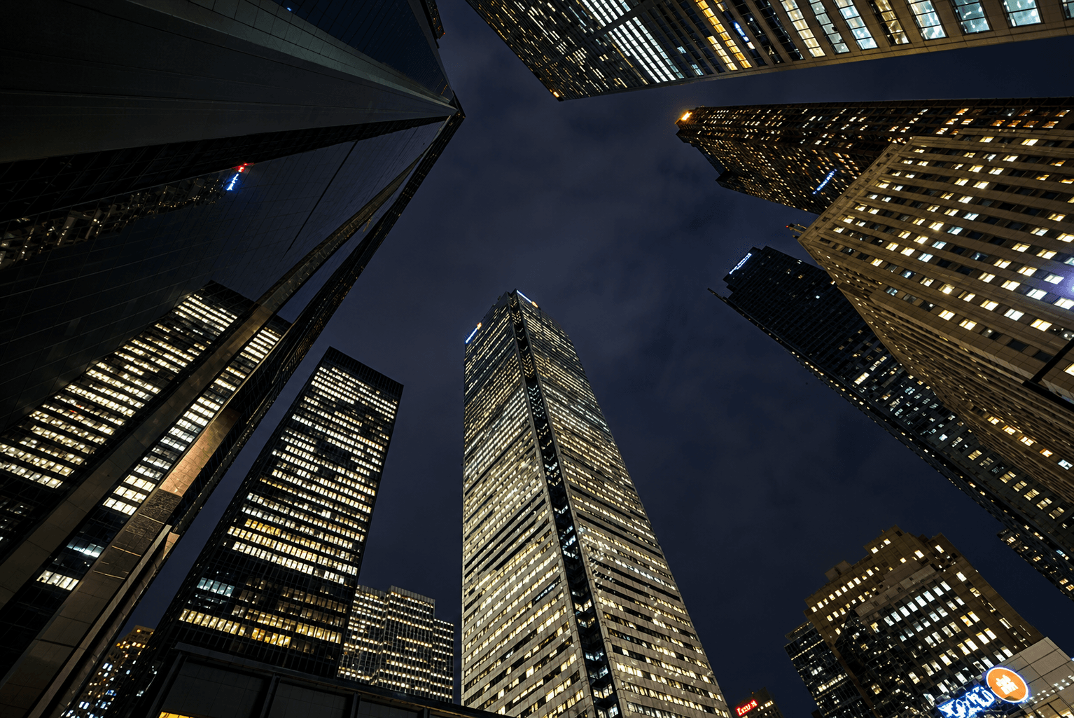 City Lights Skyline
